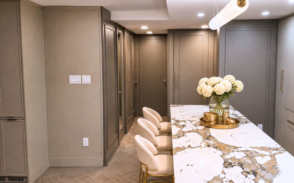Renovation and custom cabinetry interior design